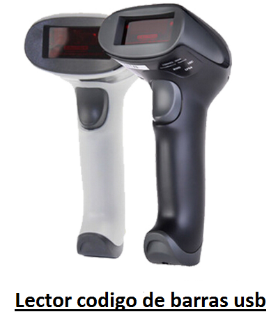 Lector de código de barras USB